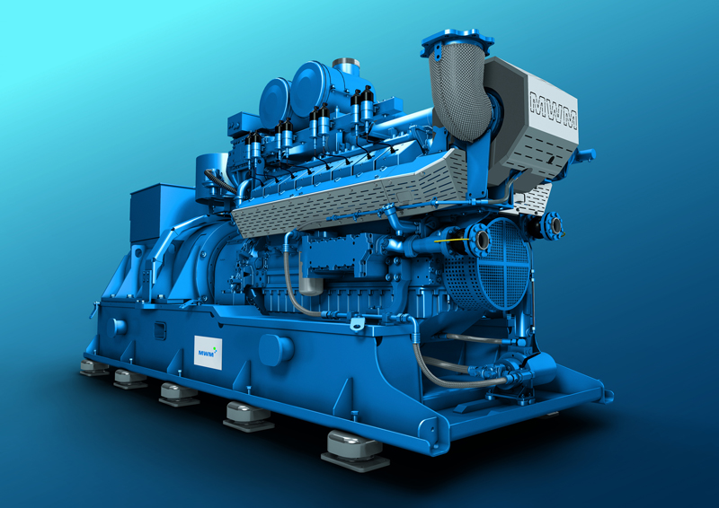 MWM TCG 2016 V12 gas engine